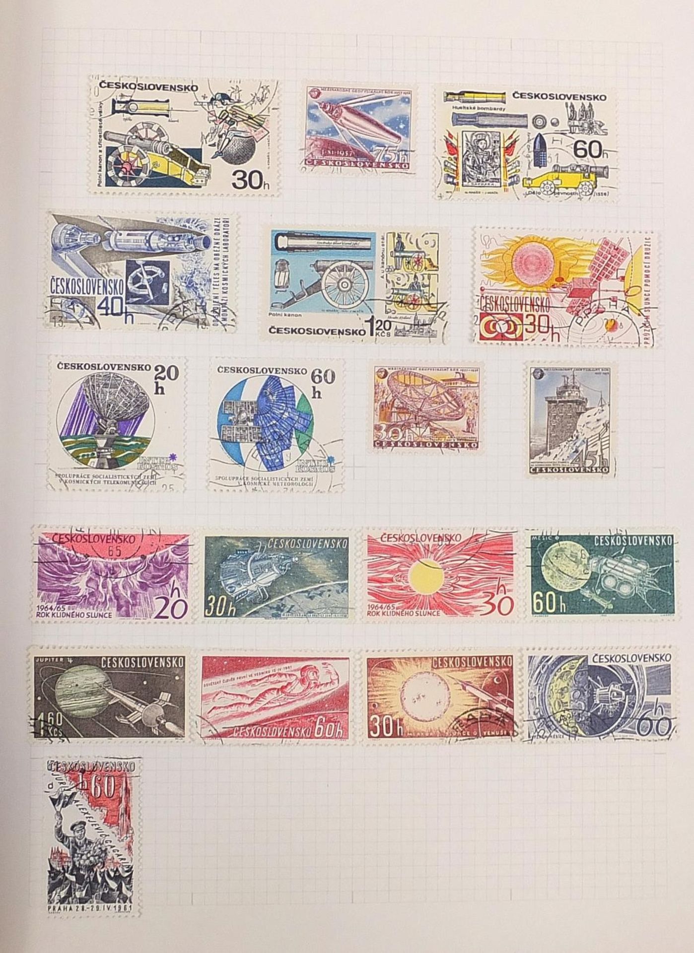 19th century and later world stamps arranged in albums including Great Britain, Guernsey, Jersey and - Image 22 of 29