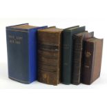 Five 19th century and later Navy List books