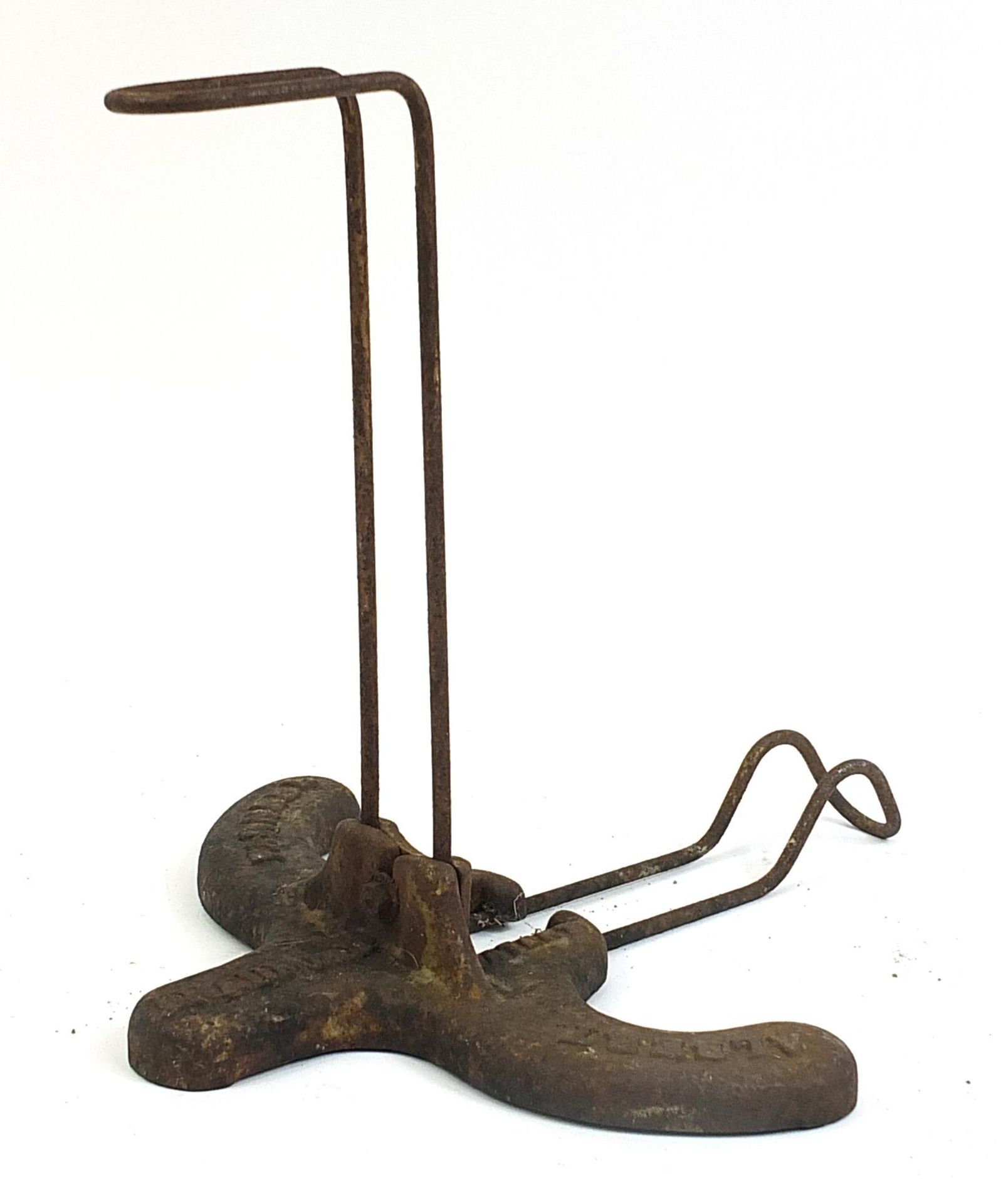 Albert Farnell Bradford cast iron bicycle stand, 40.5cm high - Image 2 of 3