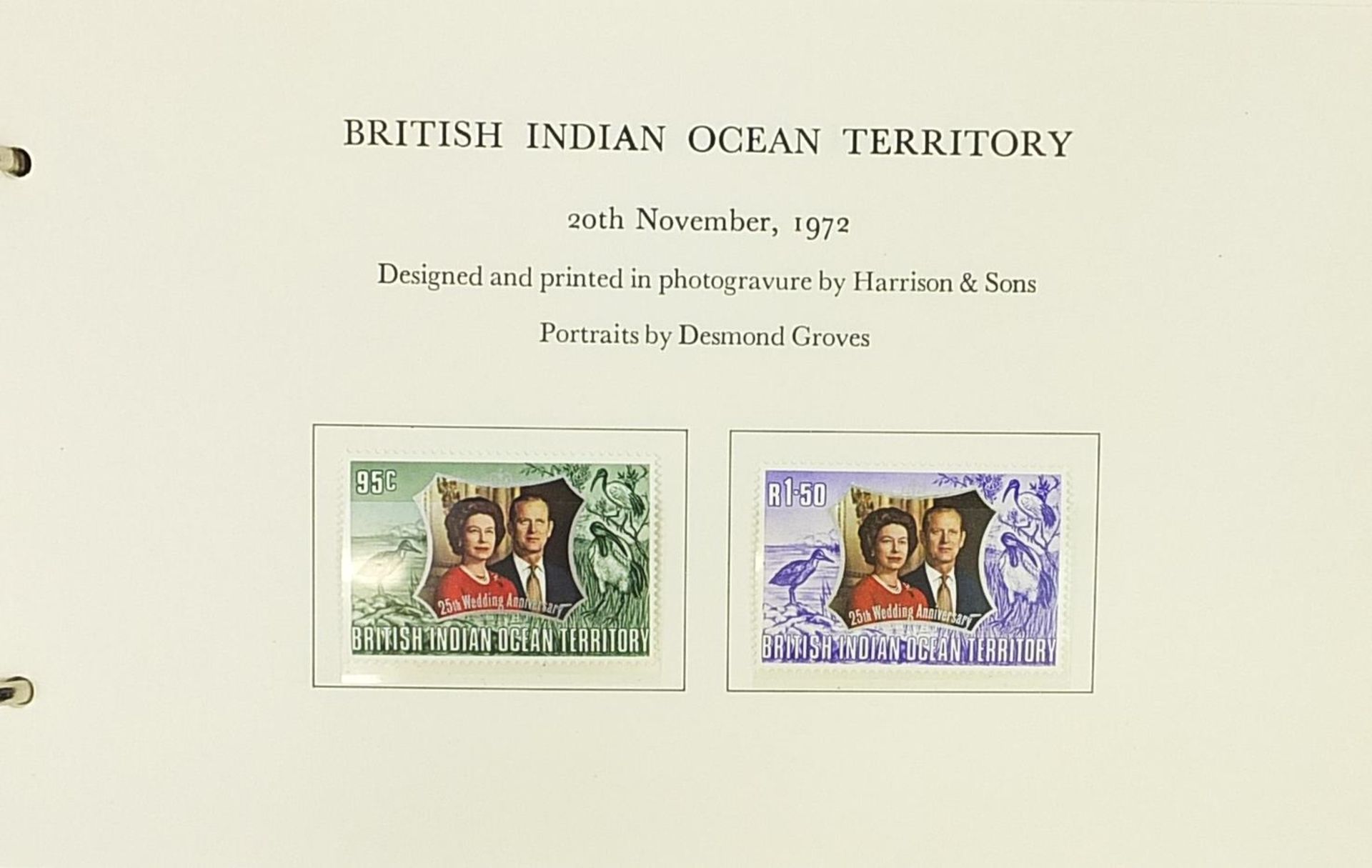 Royal Silver Wedding 1972 stamp album including Falkland Islands and Aitutaki