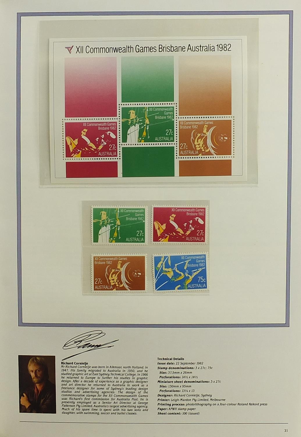 1980's Australian stamps arranged in eight albums - Image 10 of 10