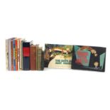 Fifteen children's and reference books including Marvel Annual, Batman Storybook Annual, Golf