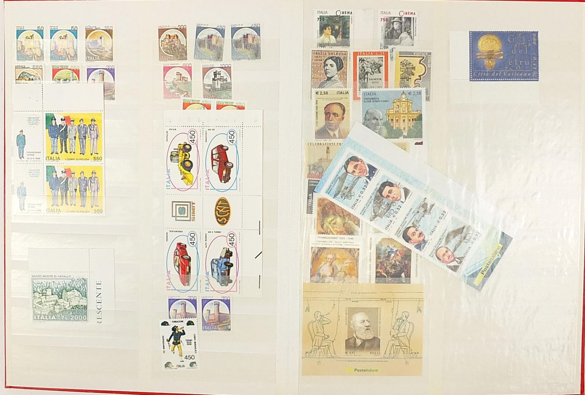 Collection of Commonwealth stamps arranged in an album including Monaco and France - Bild 2 aus 6