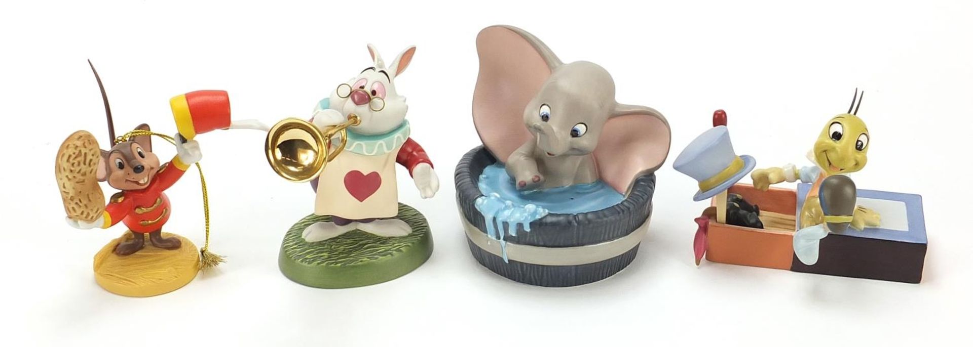 Four Walt Disney Classics Collection figures with boxes and certificates comprising Dumbo, White - Image 2 of 6