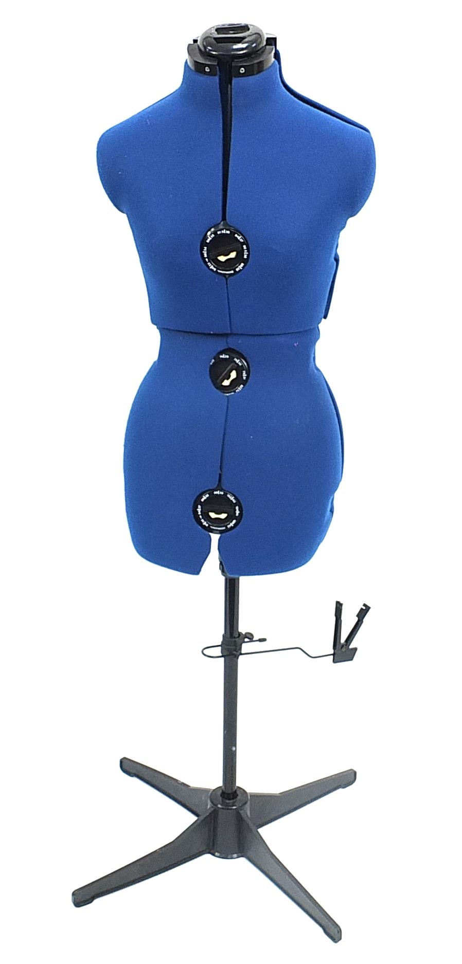 Floor standing adjustable tailor's mannequin