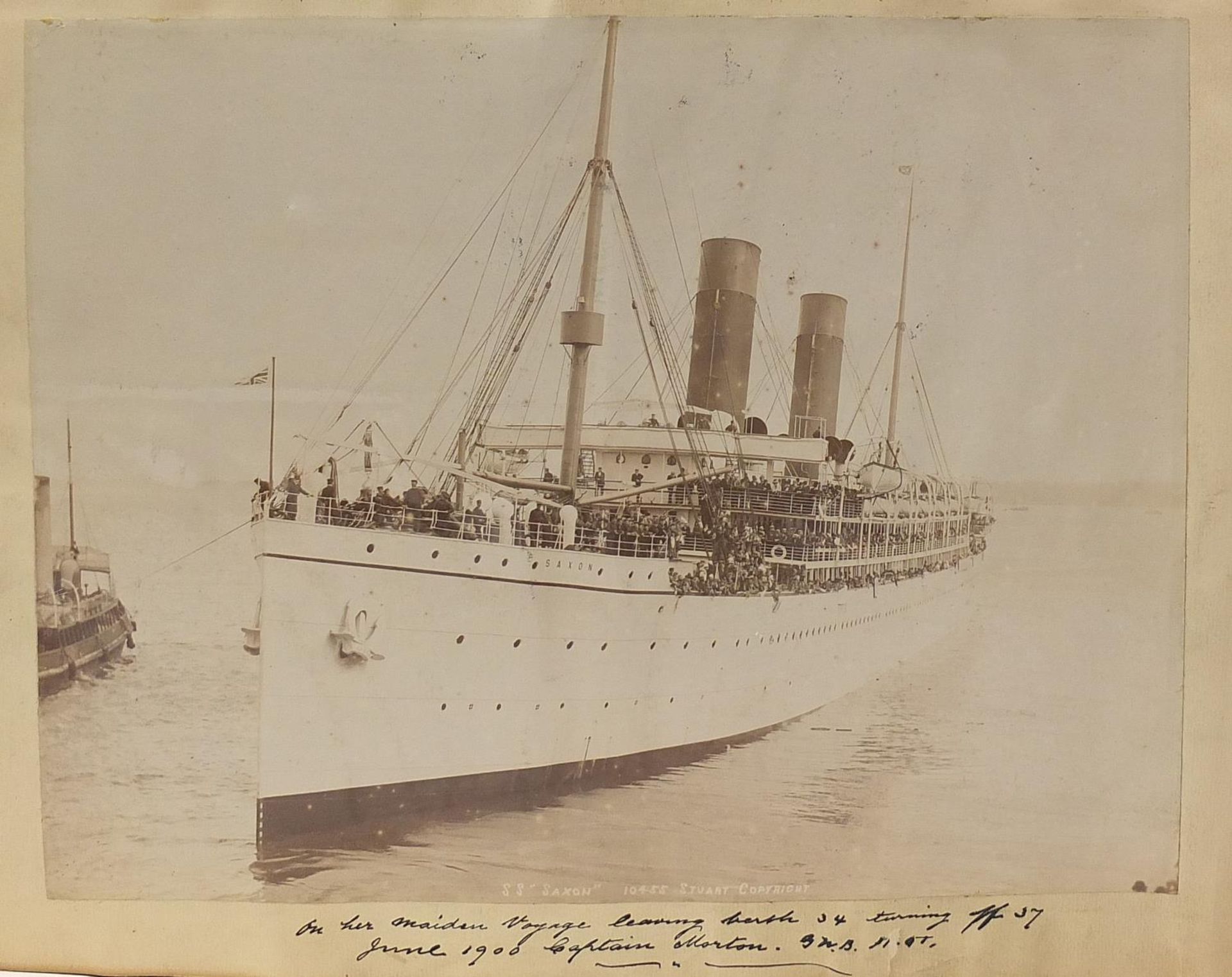 Early 20th century naval interest ephemera arranged in an album including photographs, postcards, - Image 4 of 8