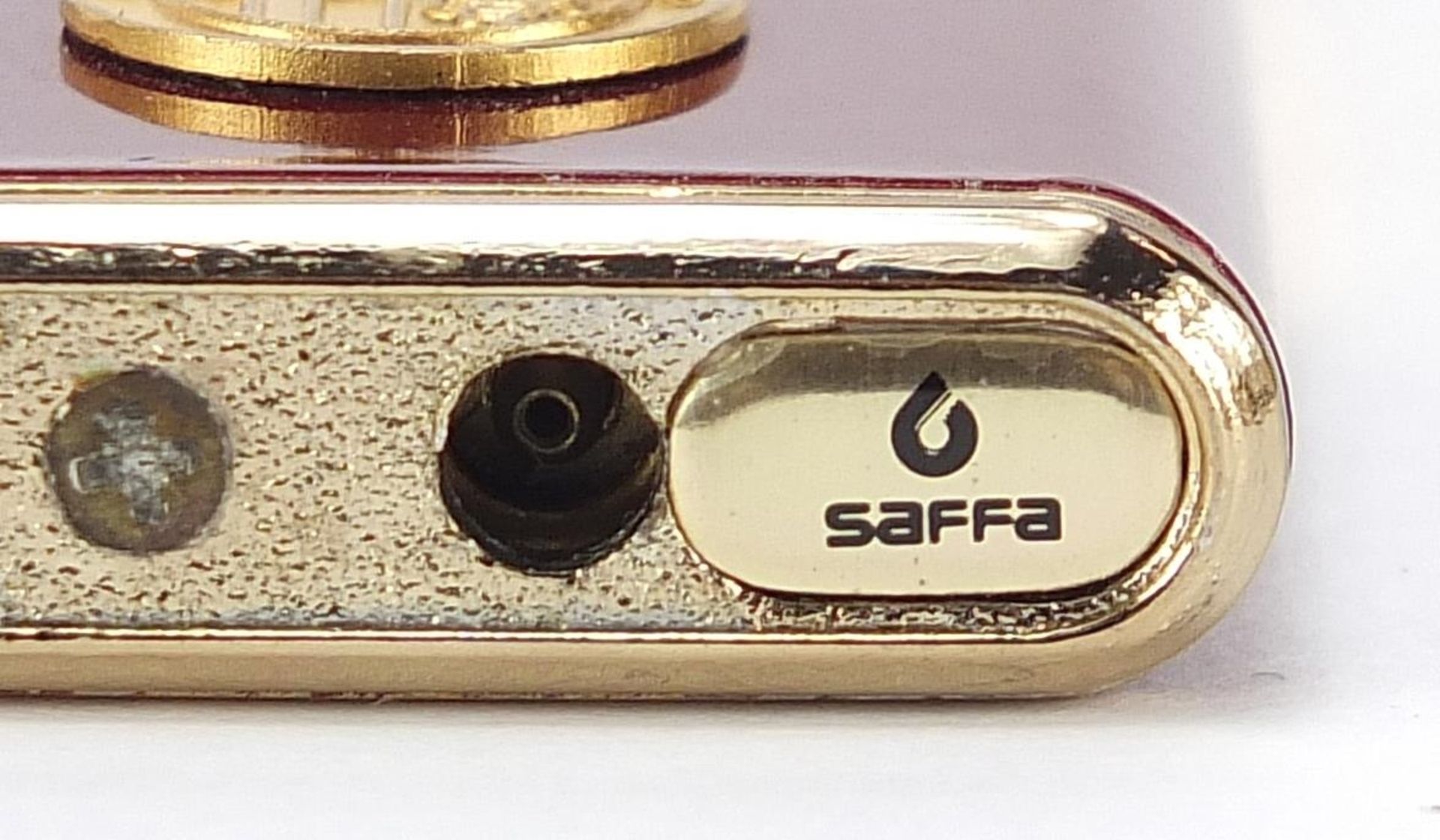 Saffa Alpha Romeo design pocket lighter, 7cm high - Image 4 of 4