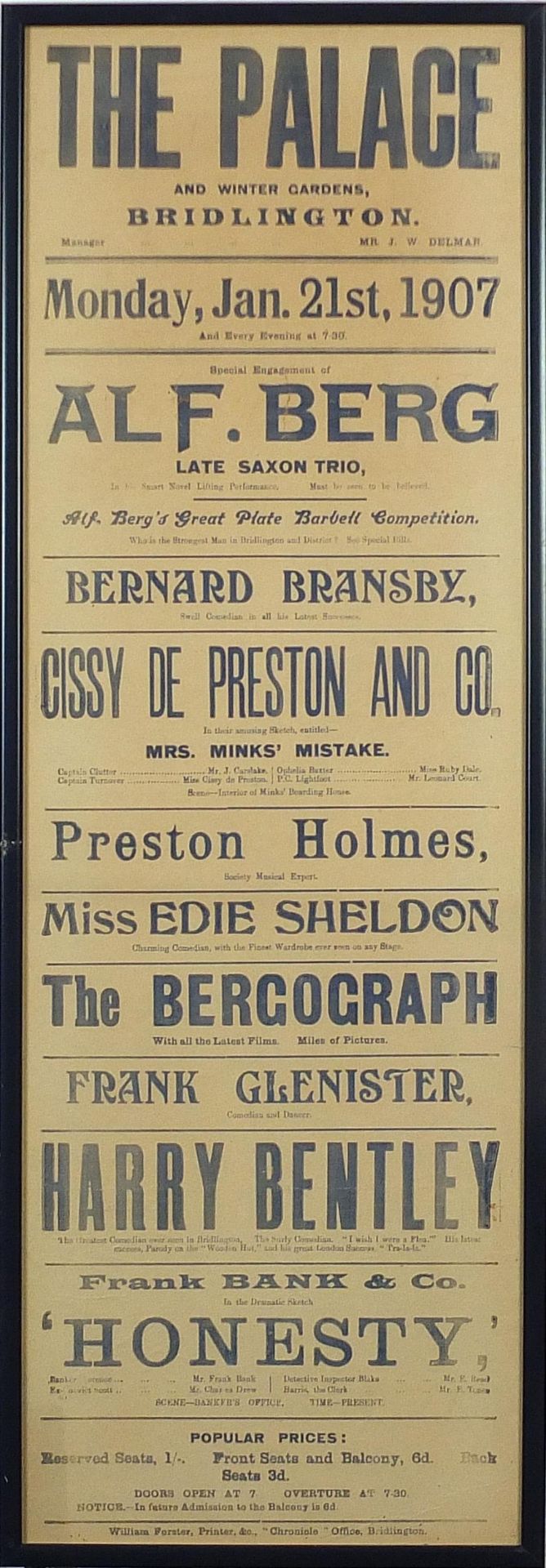 Three 20th century theatre posters including Lyric Theatre, Bromley and Goddards Theatre, - Bild 3 aus 11