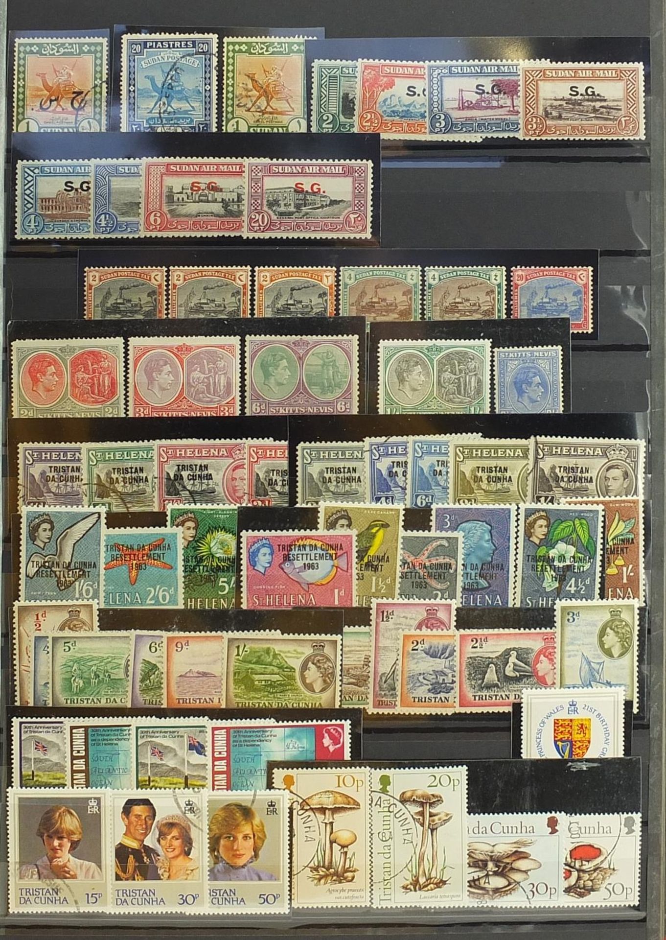 Commonwealth and colonial stamps arranged in an album including Africa, Australia and six colour - Bild 5 aus 6