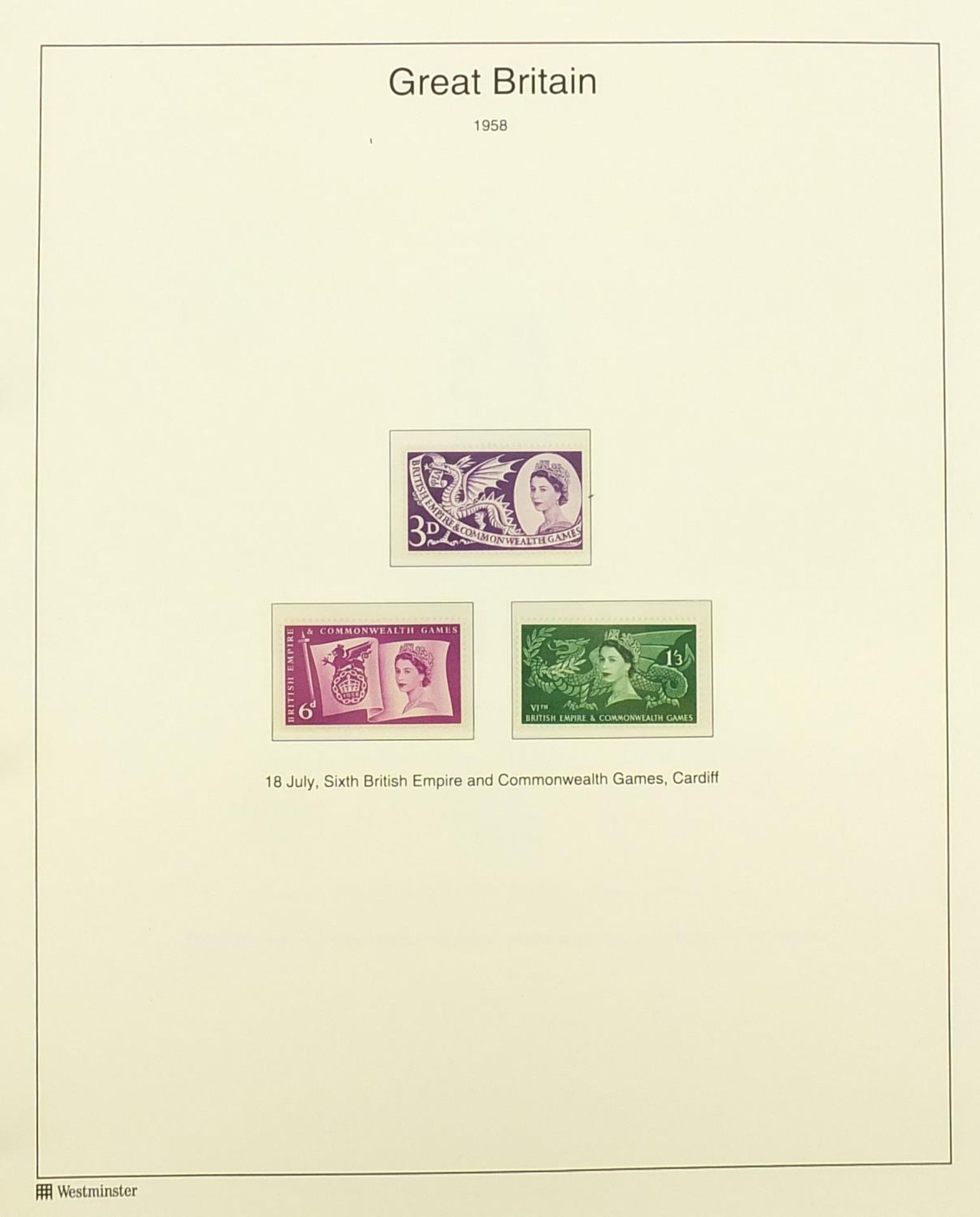 Collection of British stamps arranged in an album - Image 2 of 8