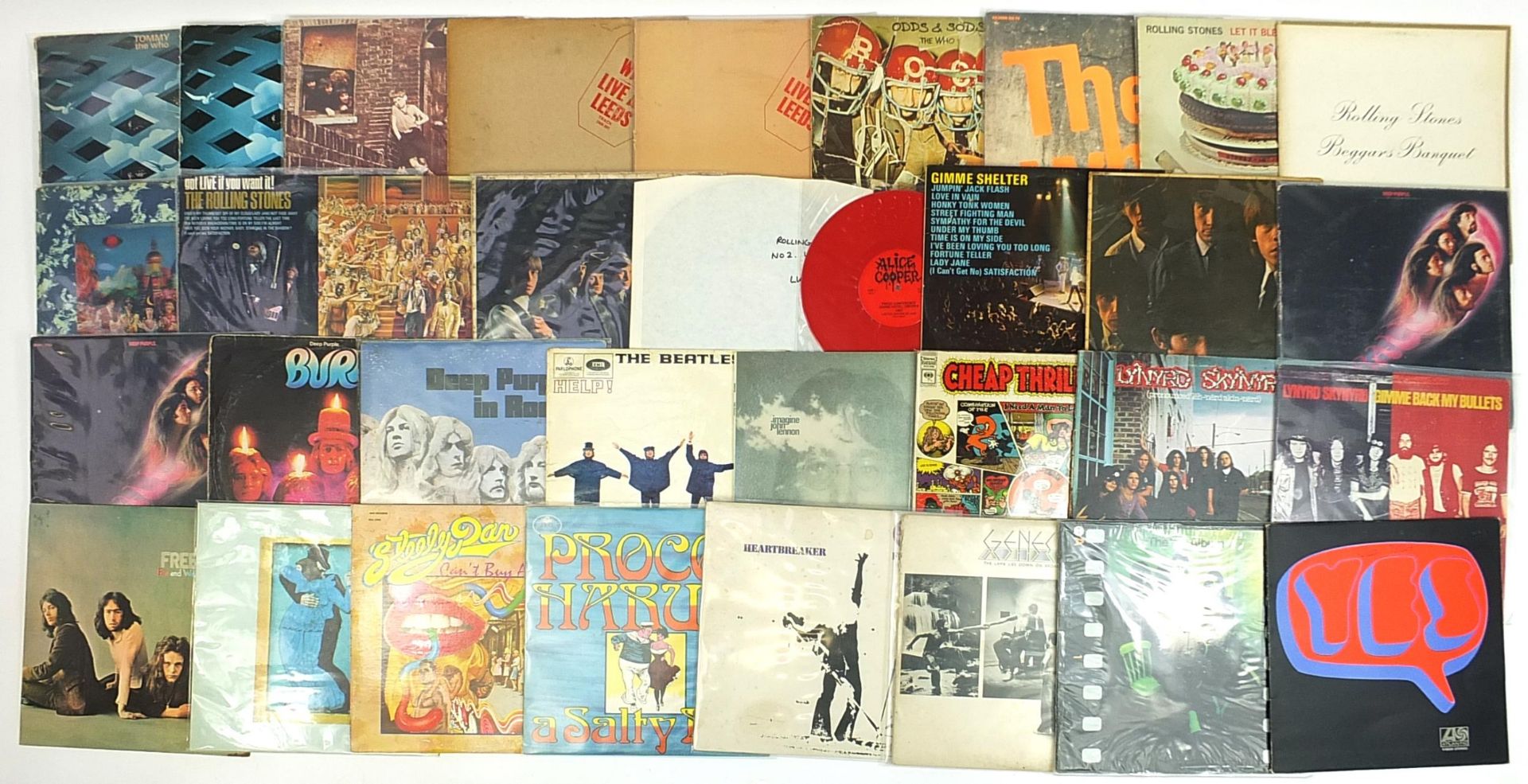 Collection of rare vinyl LP's, mostly rock and prog including Led Zeppelin I on Plum Atlantic label, - Image 5 of 11