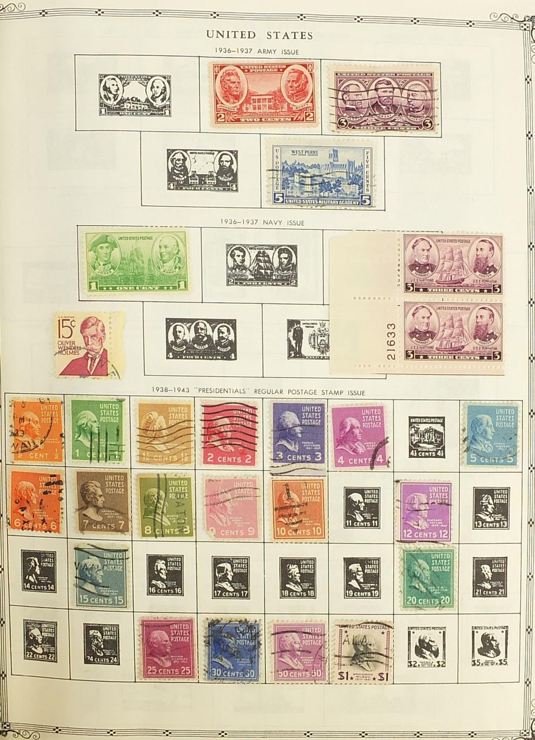 Collection of world stamps arranged in an album from Aden to Egypt - Image 3 of 12