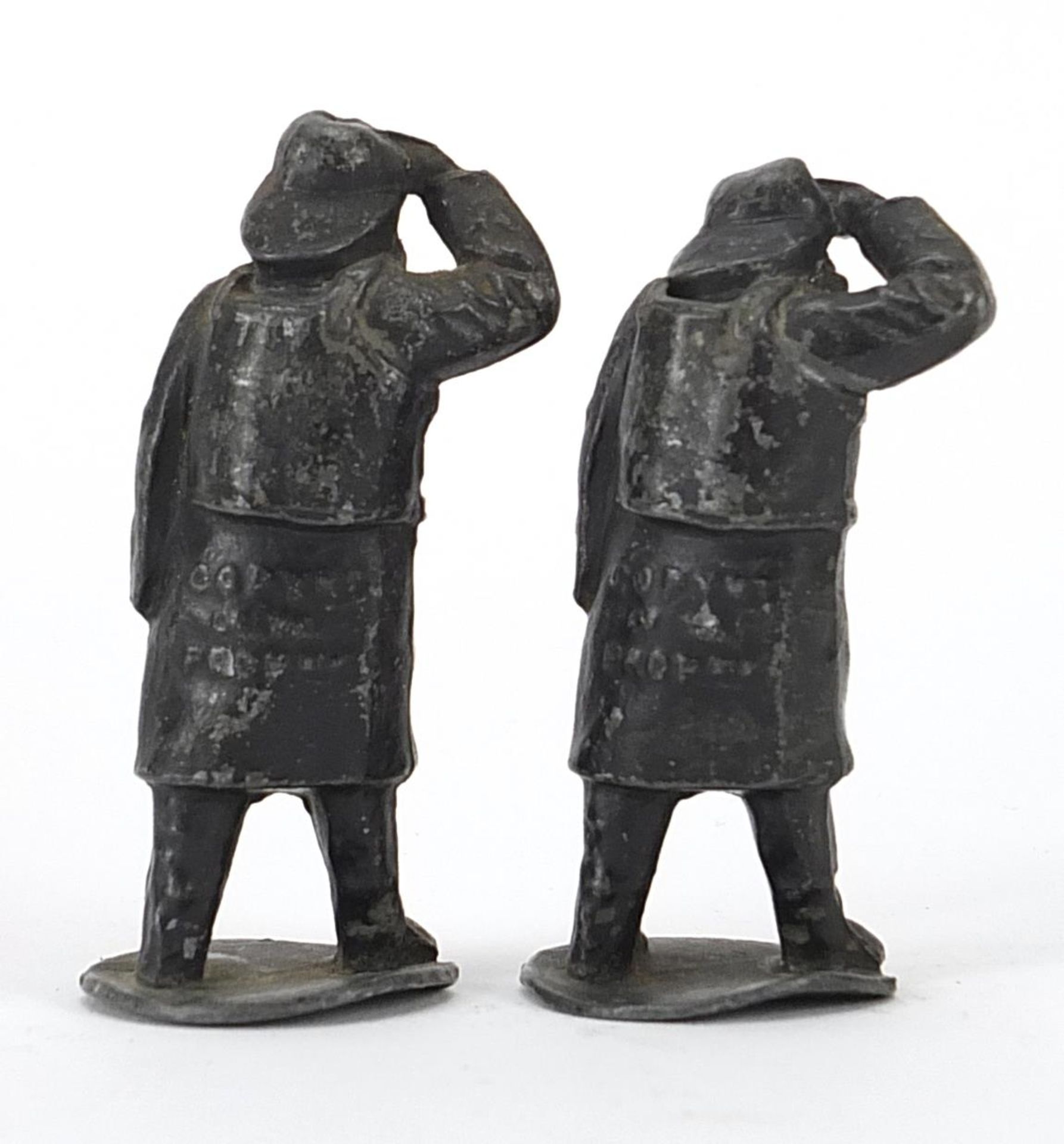 Two lead lifeboat figures, 6.5cm high - Image 2 of 3