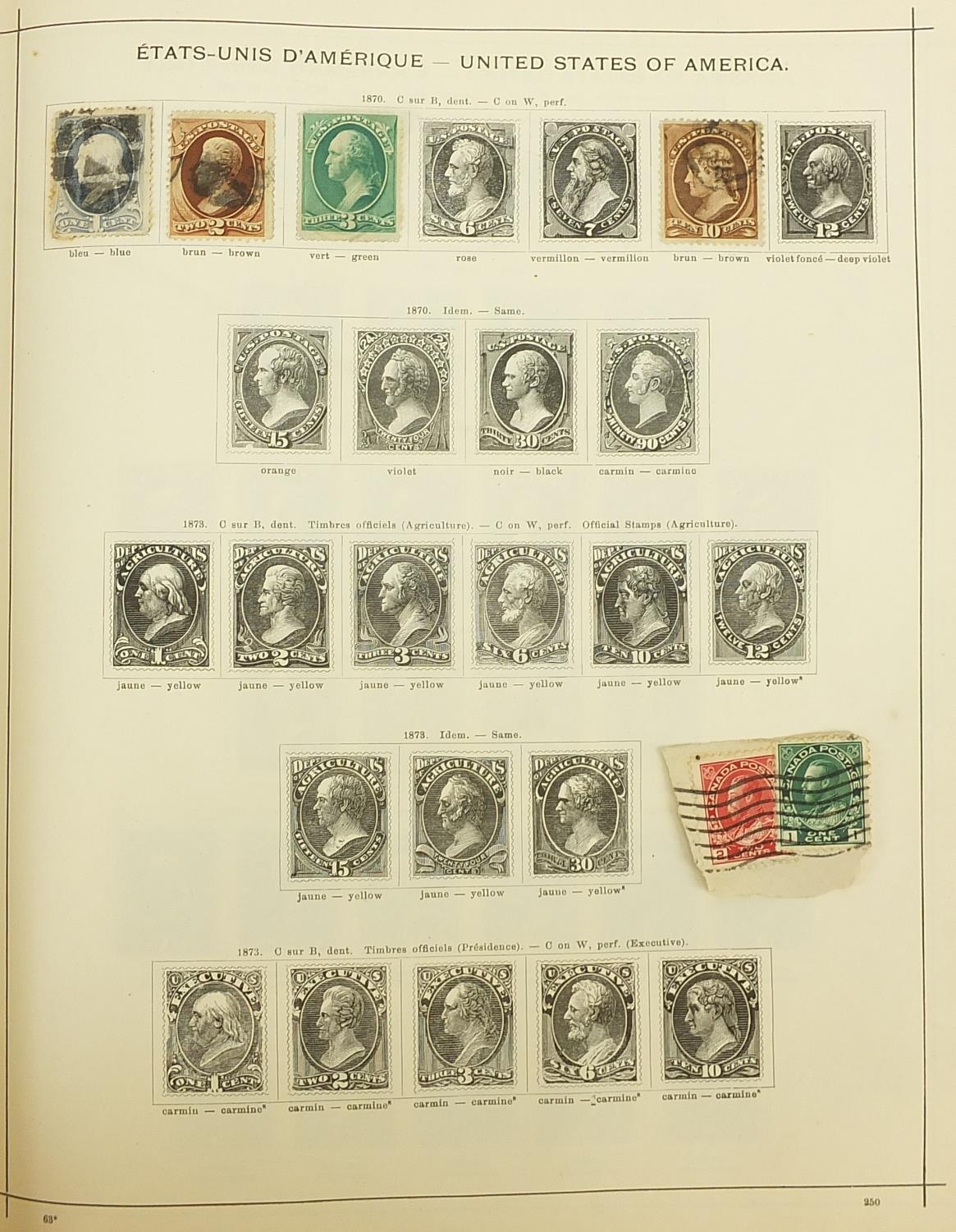 Collection of 19th century and later world stamps including Denmark and Switzerland - Image 4 of 10