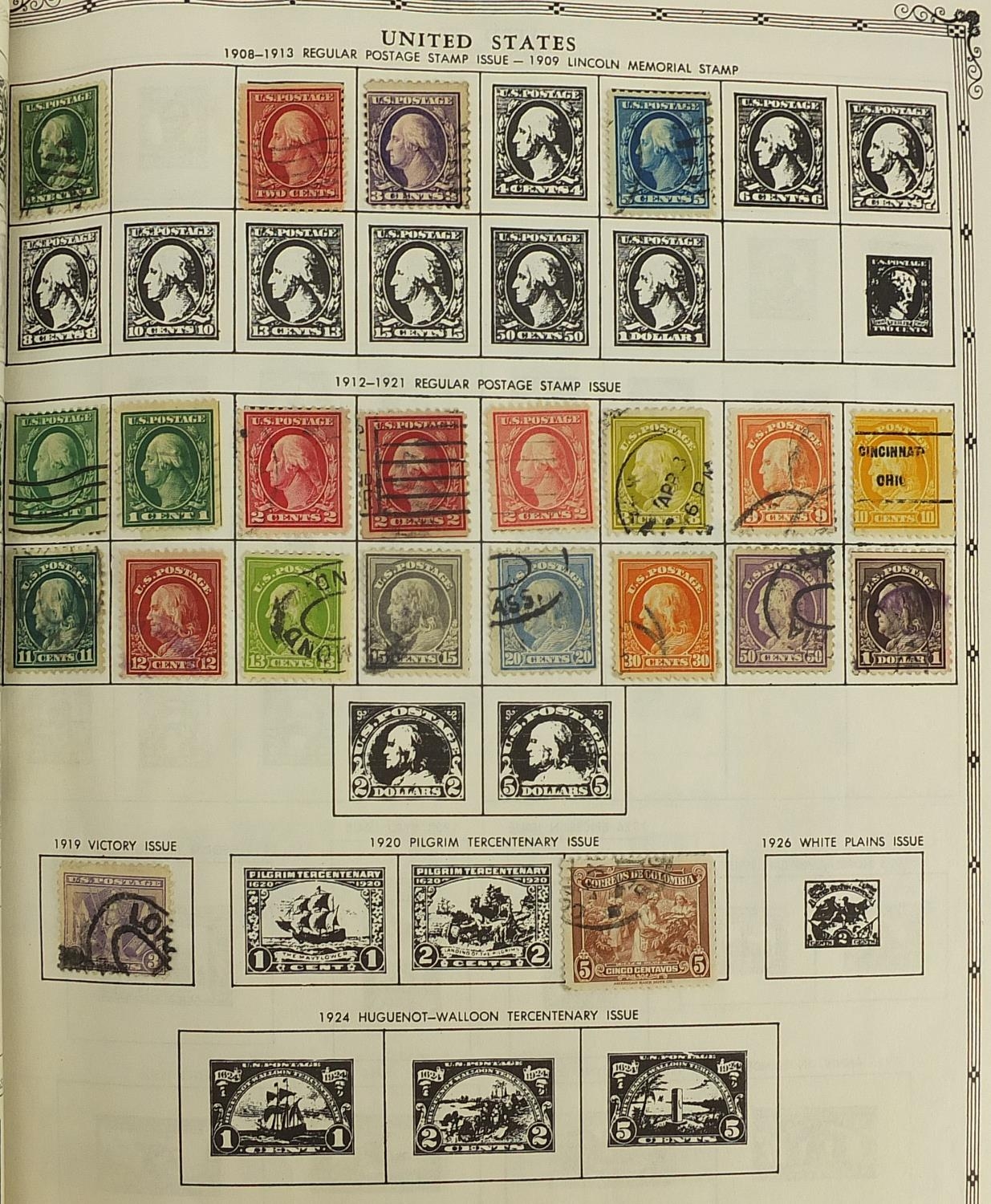 Collection of world stamps arranged in an album from Aden to Egypt - Image 2 of 12