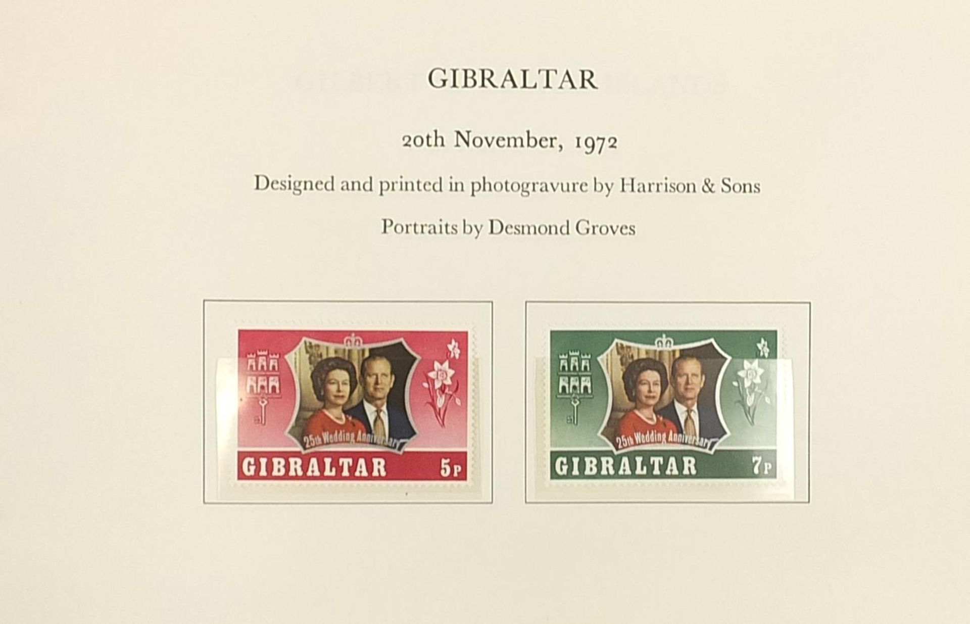 Royal Silver Wedding 1972 stamp album including Falkland Islands and Aitutaki - Bild 5 aus 6