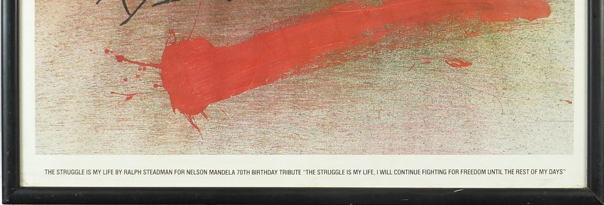 Set of five Nelson Mandela 70th birthday tribute posters including The Struggle is My Life by - Bild 4 aus 19