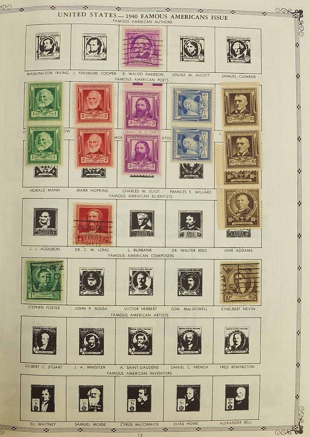 Collection of world stamps arranged in an album from Aden to Egypt - Image 4 of 12