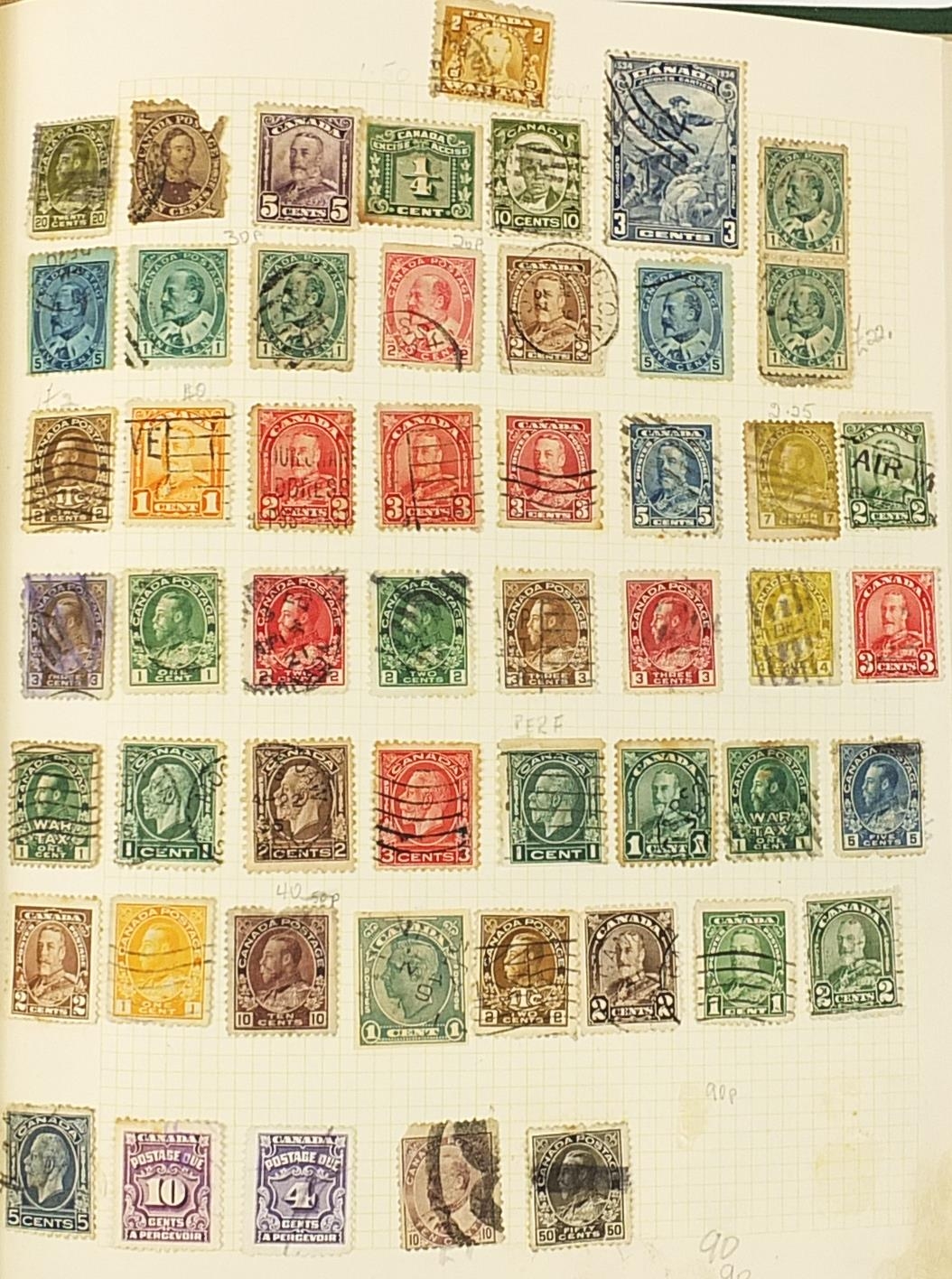 Canadian stamps arranged in an album including early Queen Victoria - Image 4 of 6