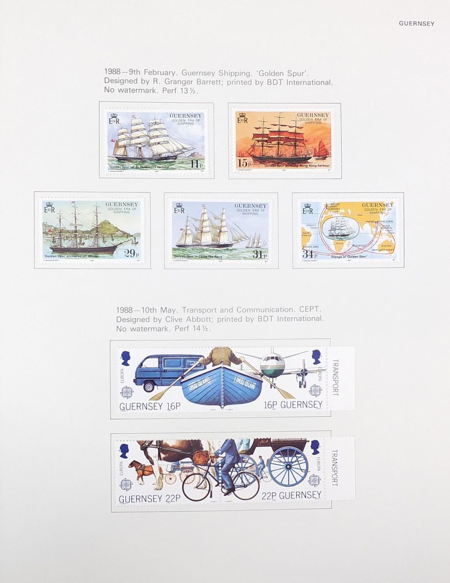 19th century and later world stamps arranged in albums including Great Britain, Guernsey, Jersey and - Image 26 of 29