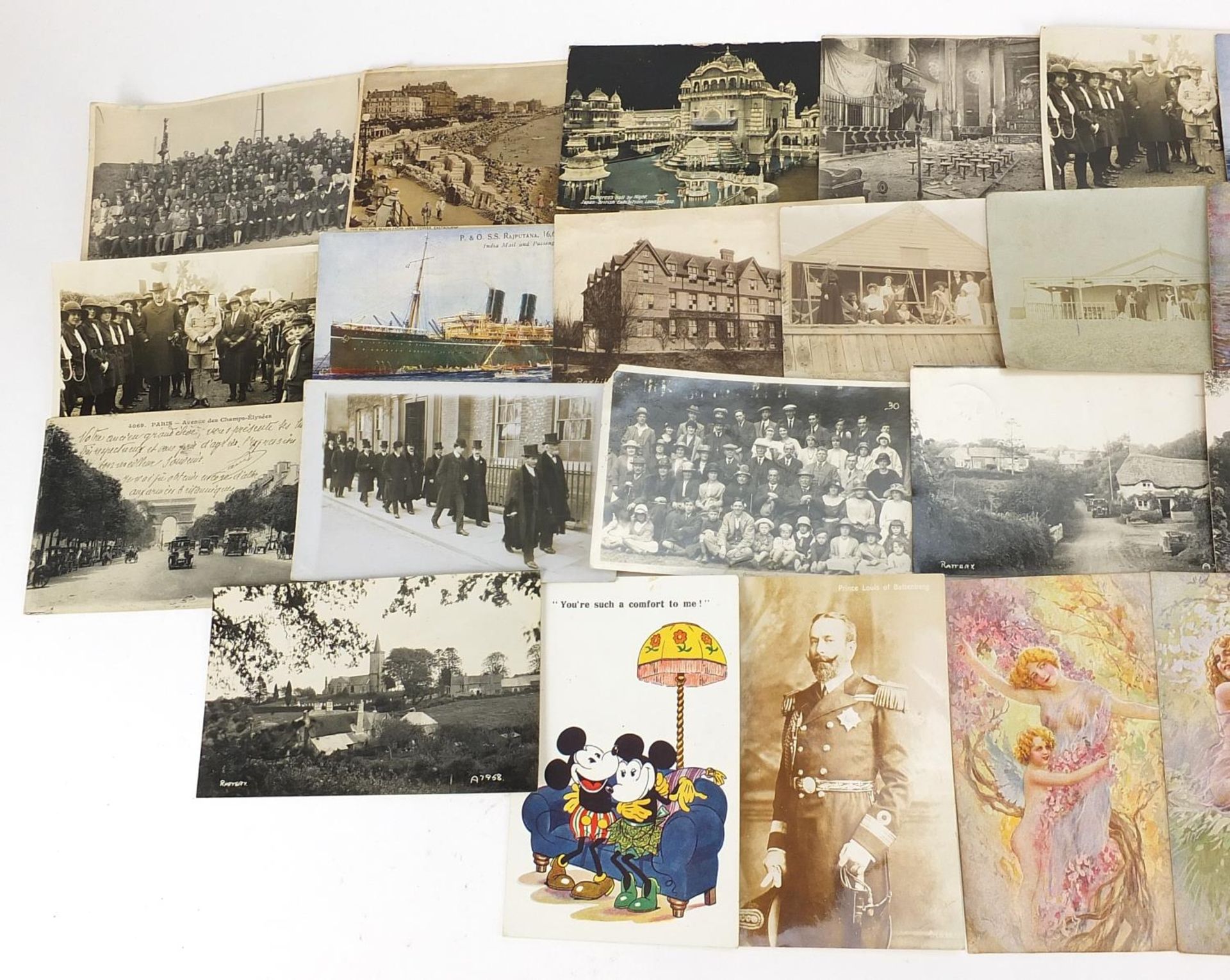 Group of 20th century and later postcards, some photographic including military and shipping - Image 2 of 3