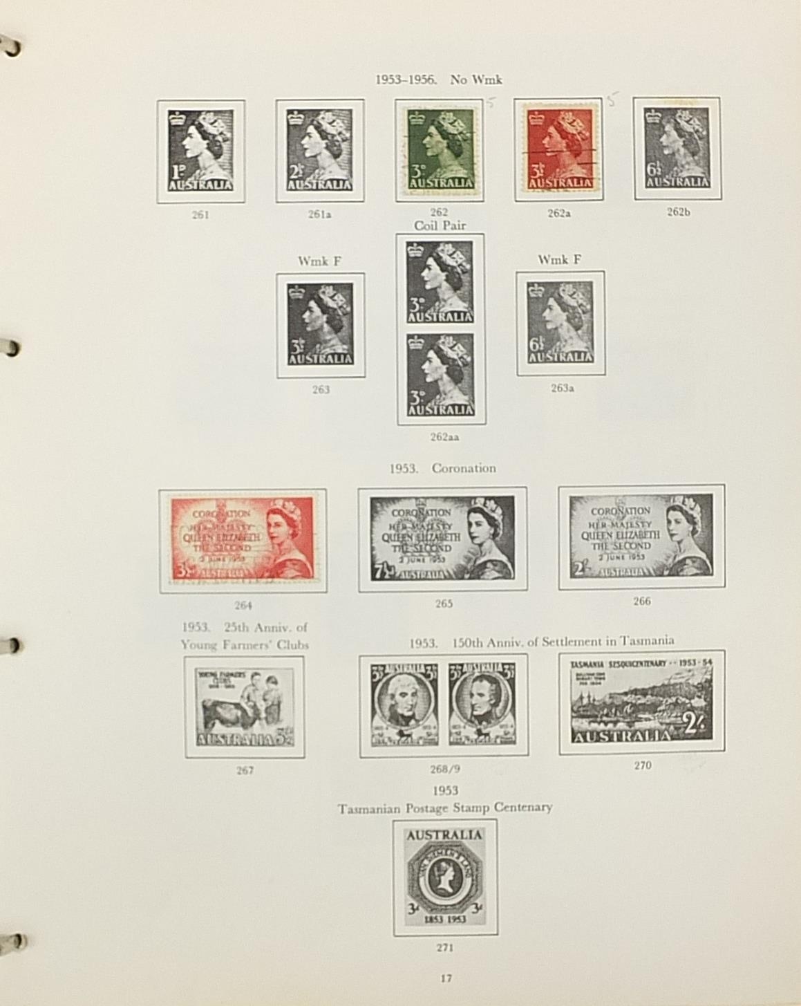 Collection of Australian stamps arranged in an album including some Antarctic Territories - Image 3 of 5