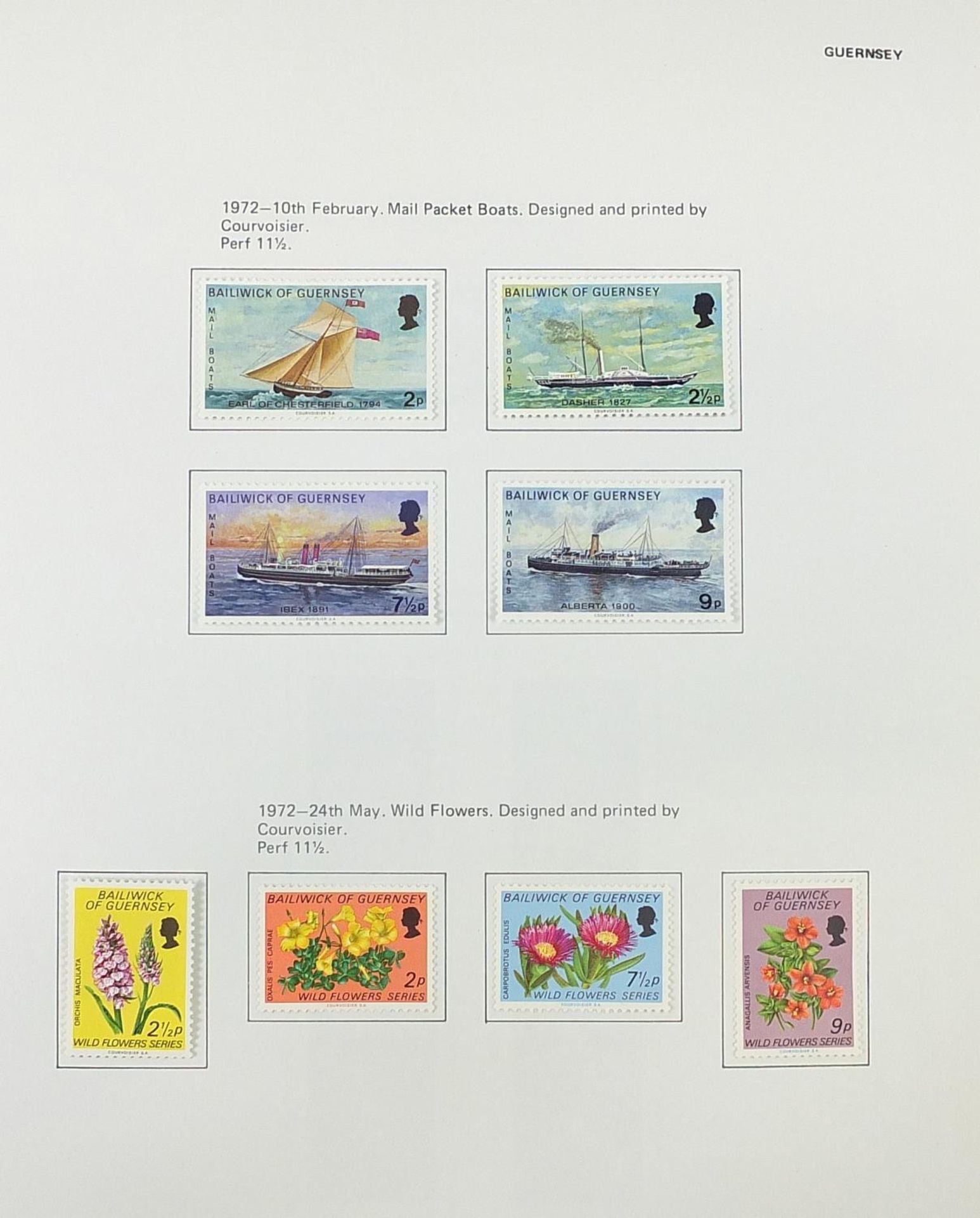 19th century and later world stamps arranged in albums including Great Britain, Guernsey, Jersey and - Image 25 of 29