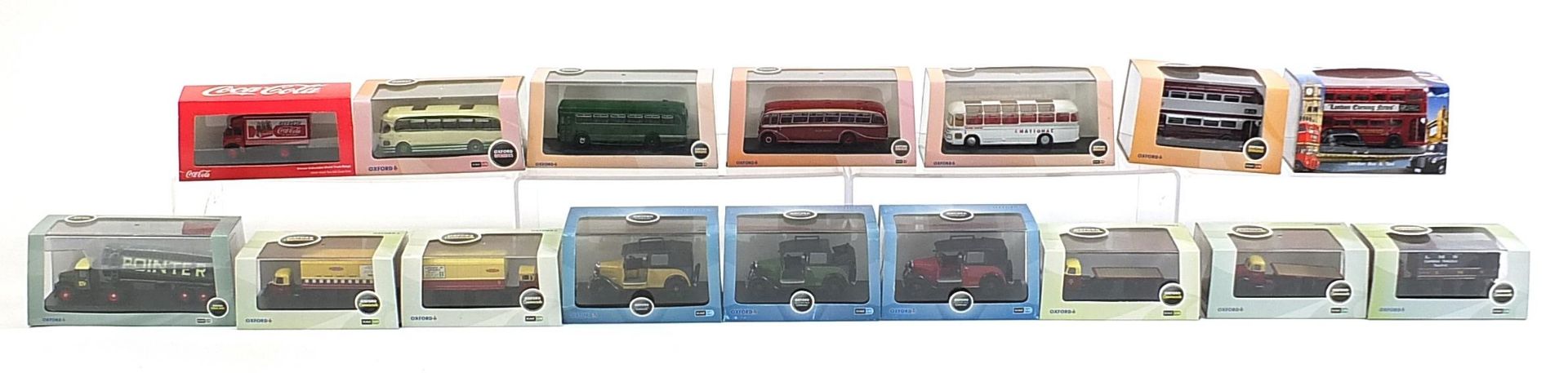 Group of Oxford diecast collector's advertising vehicles