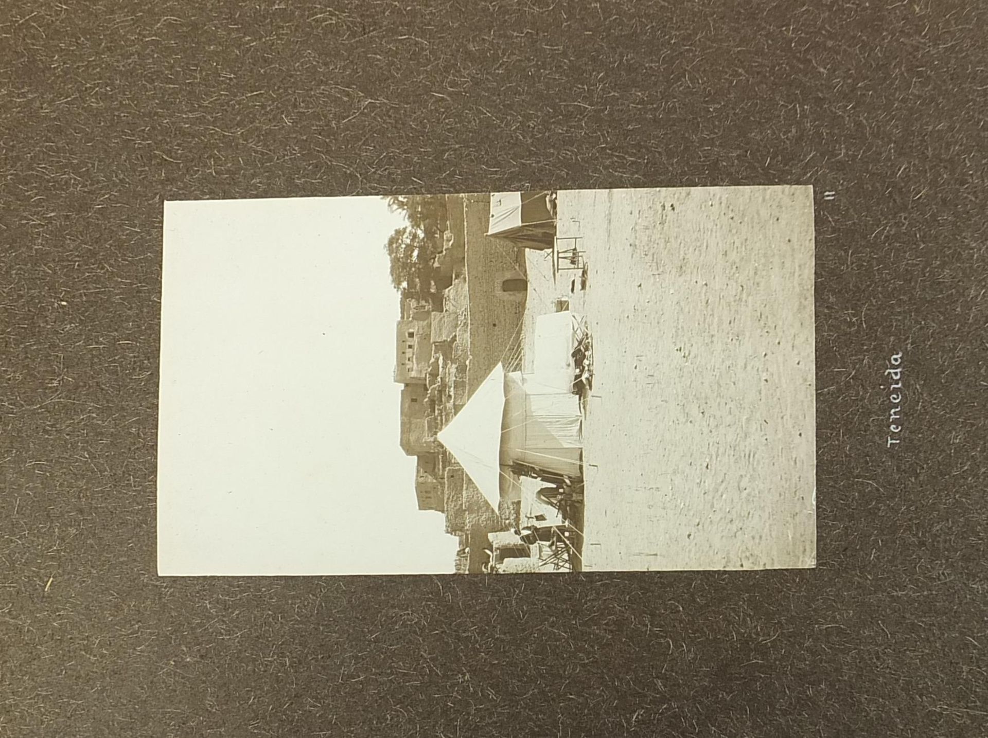 Early 20th century black and white photograph album of Egypt relating to the building of Western - Image 6 of 22