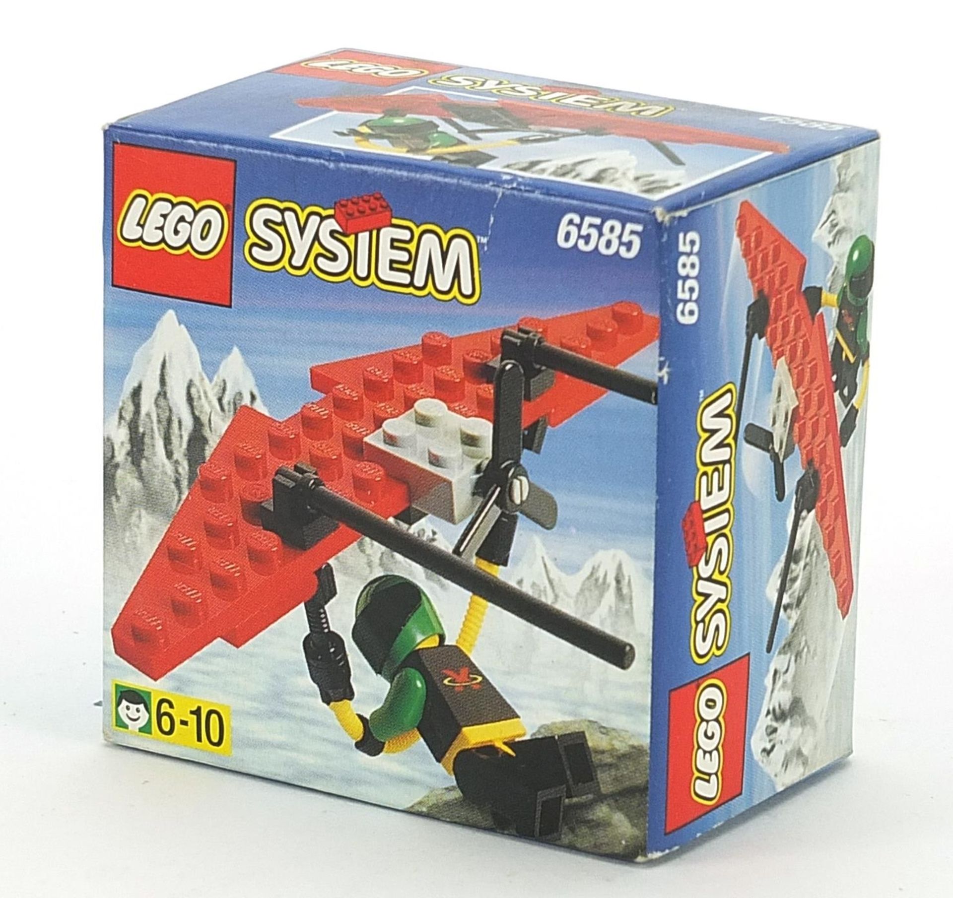 Vintage Lego System hang glider with box, 6585
