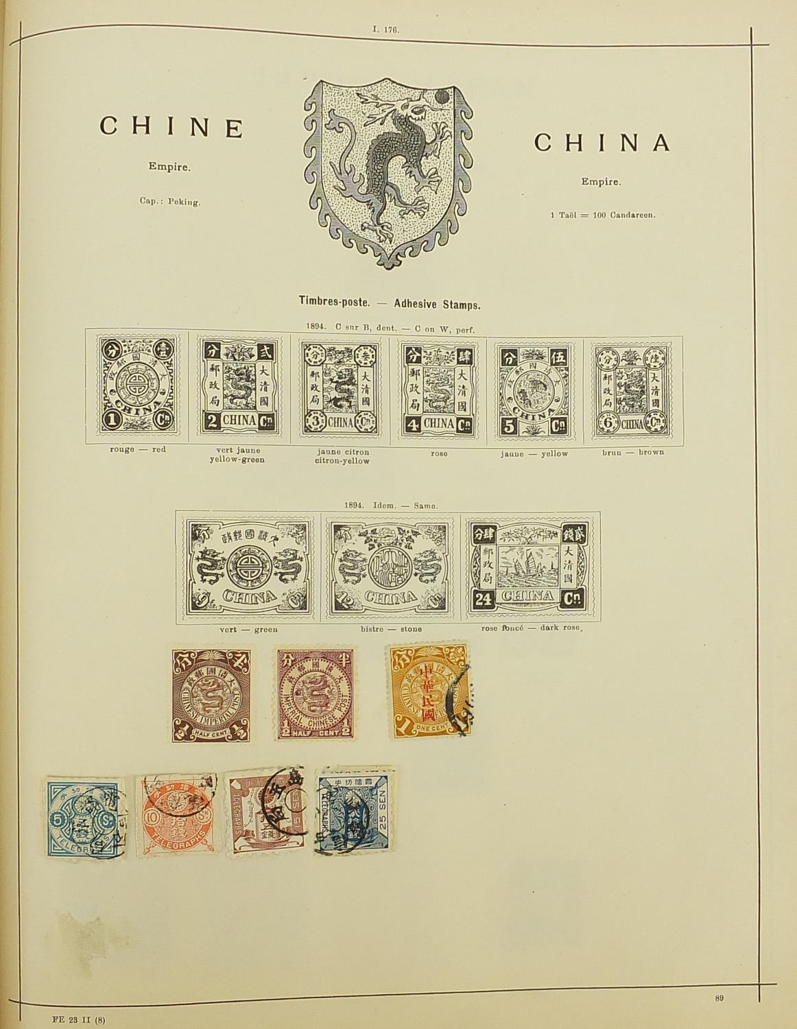 Collection of 19th century and later world stamps including Denmark and Switzerland - Image 8 of 10