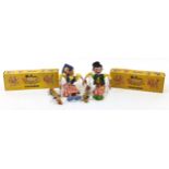 Two vintage Pelham puppets with boxes, Dutch Boy and Dutch Girl, 30cm high