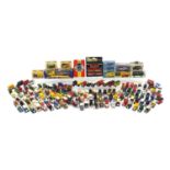 Collection of diecast advertising vehicles, some with boxes including Lledo Days Gone, Models of