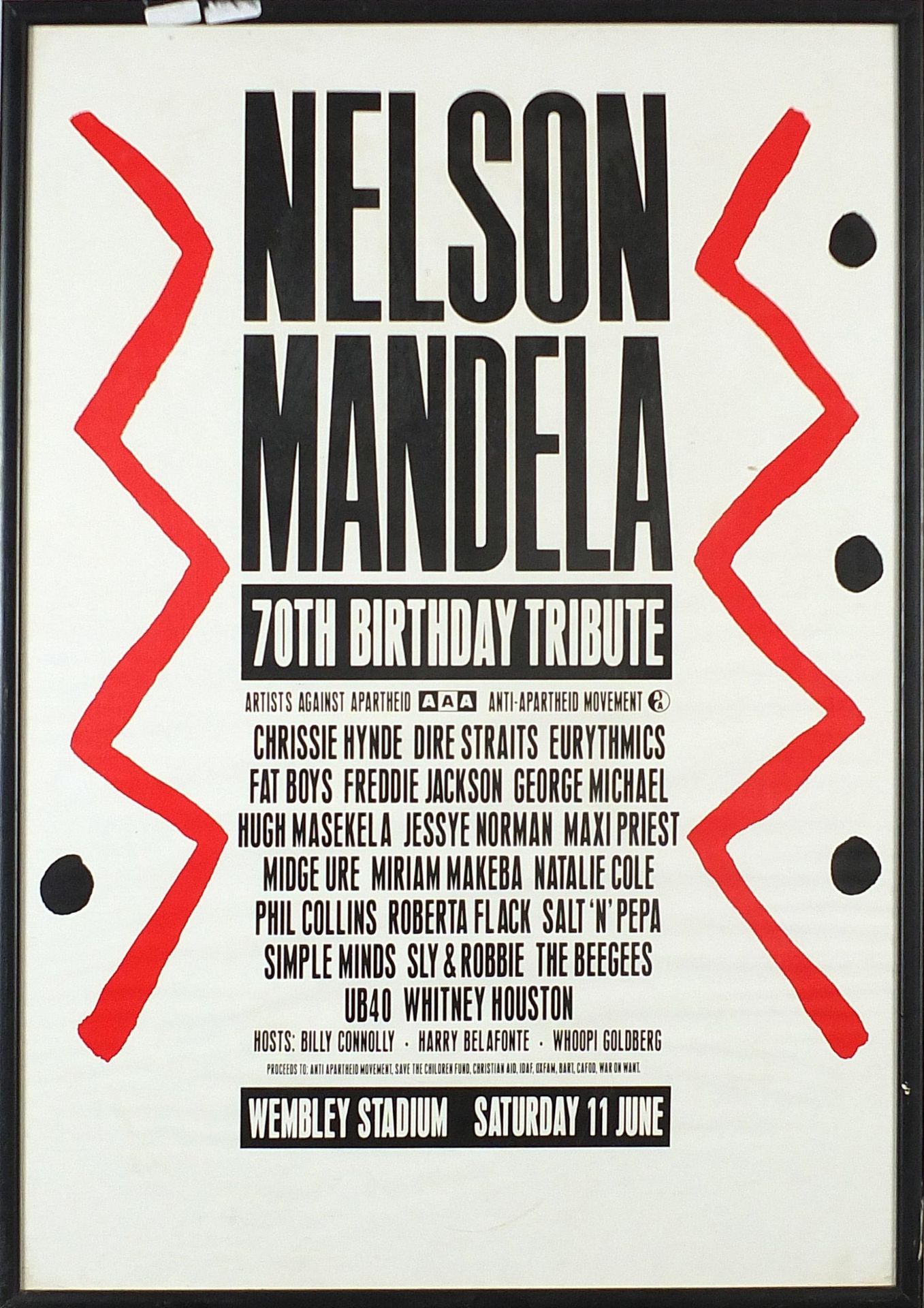 Set of five Nelson Mandela 70th birthday tribute posters including The Struggle is My Life by - Bild 11 aus 19