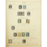 Collection of 19th century and later world stamps including Denmark and Switzerland