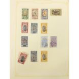 Foreign collection of letter A stamps including Abyssinia, Argentina and Andorra arranged on several