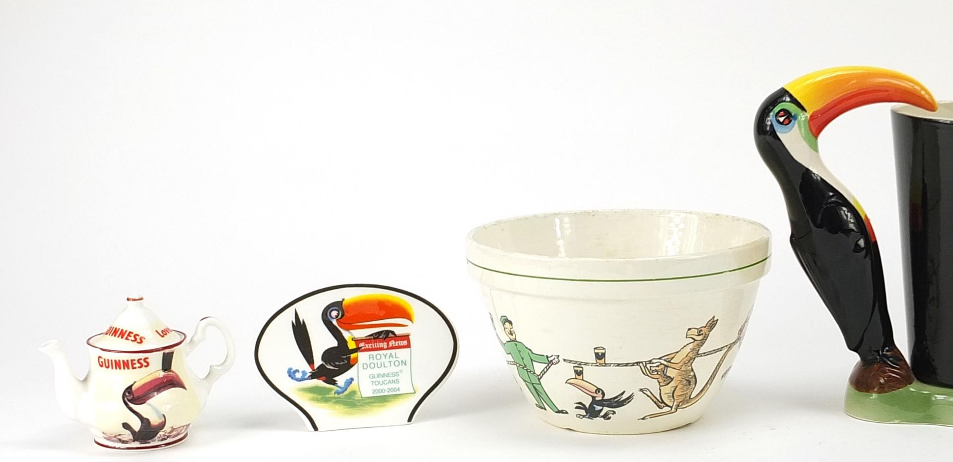 Guinness advertising collectable china including T G Green bowl, Carlton Ware toucan jug, Carlton - Image 2 of 3