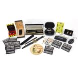 Vintage and later Guinness advertising sundry items including wristwatches, pens, playing cards,