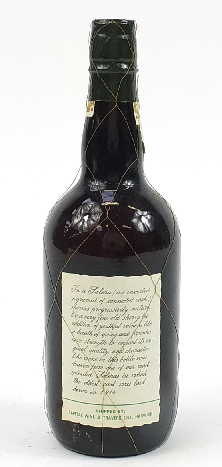 Bottle of 1914 Pemartin Solera sherry - Image 2 of 2