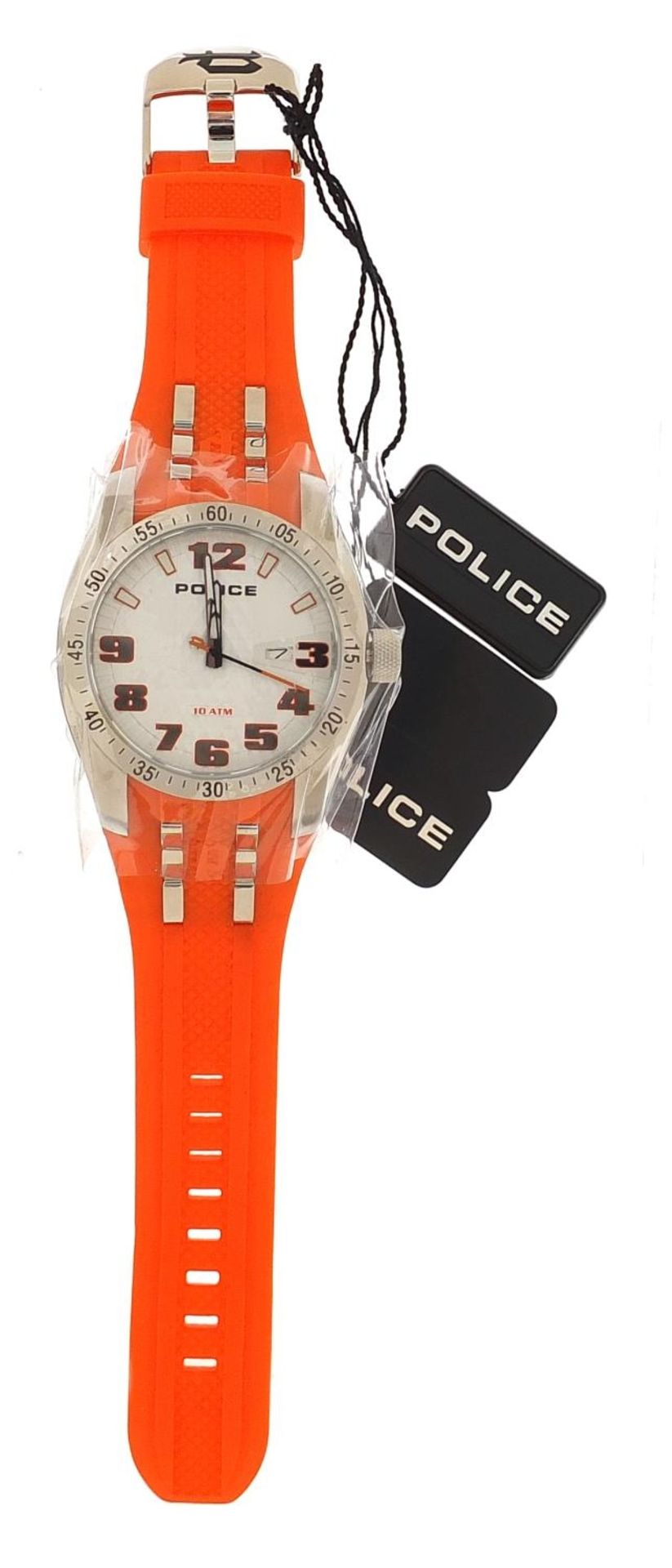 Police, as new gentlemen's wristwatch with box and paperwork, 43mm in diameter - Image 2 of 6