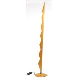 Contemporary beech totem standard lamp, 203cm high (PROVENANCE: Purchased by the vendor in 1992 from