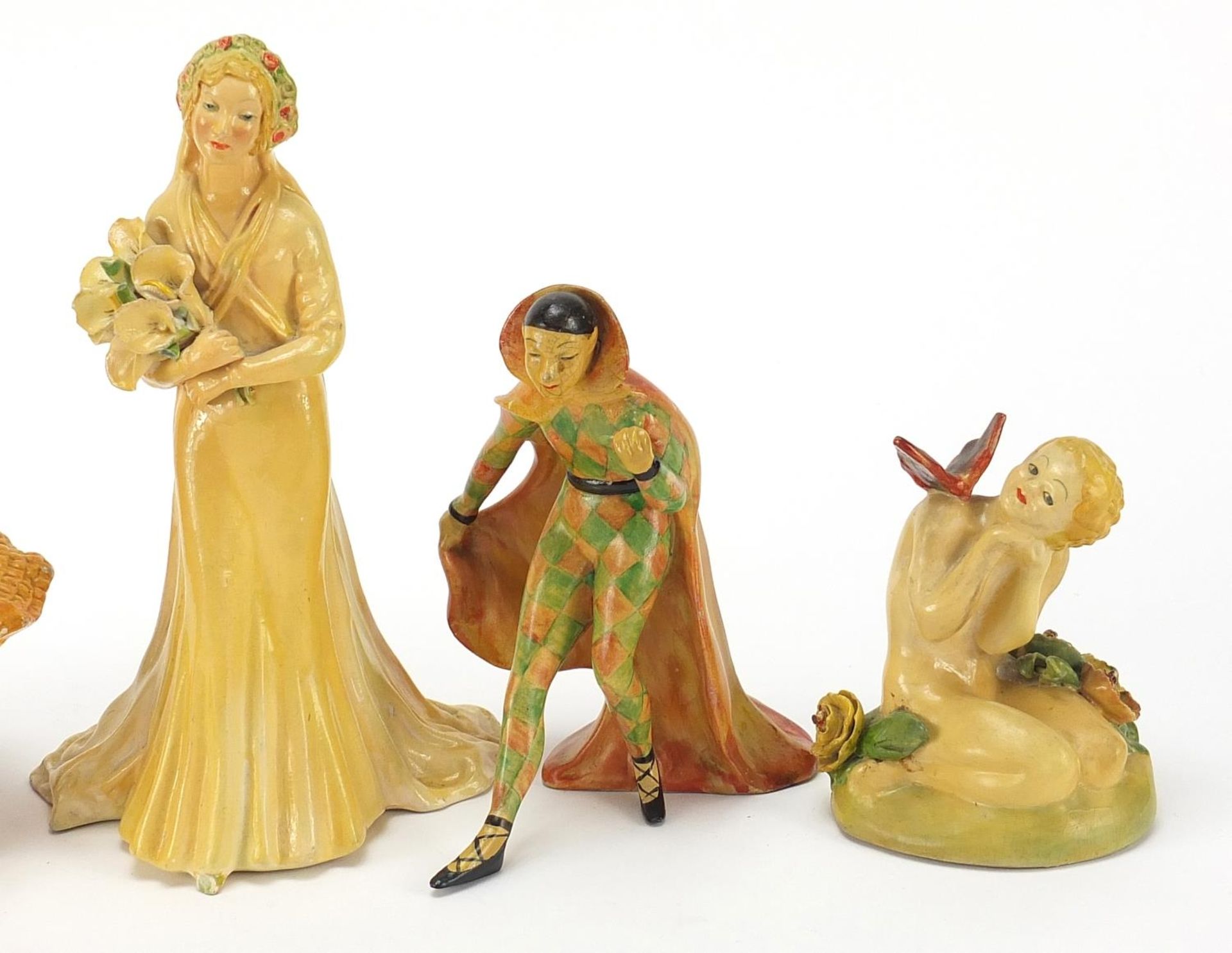 Five Wade cellulose figurines, the largest 19cm high - Image 3 of 6