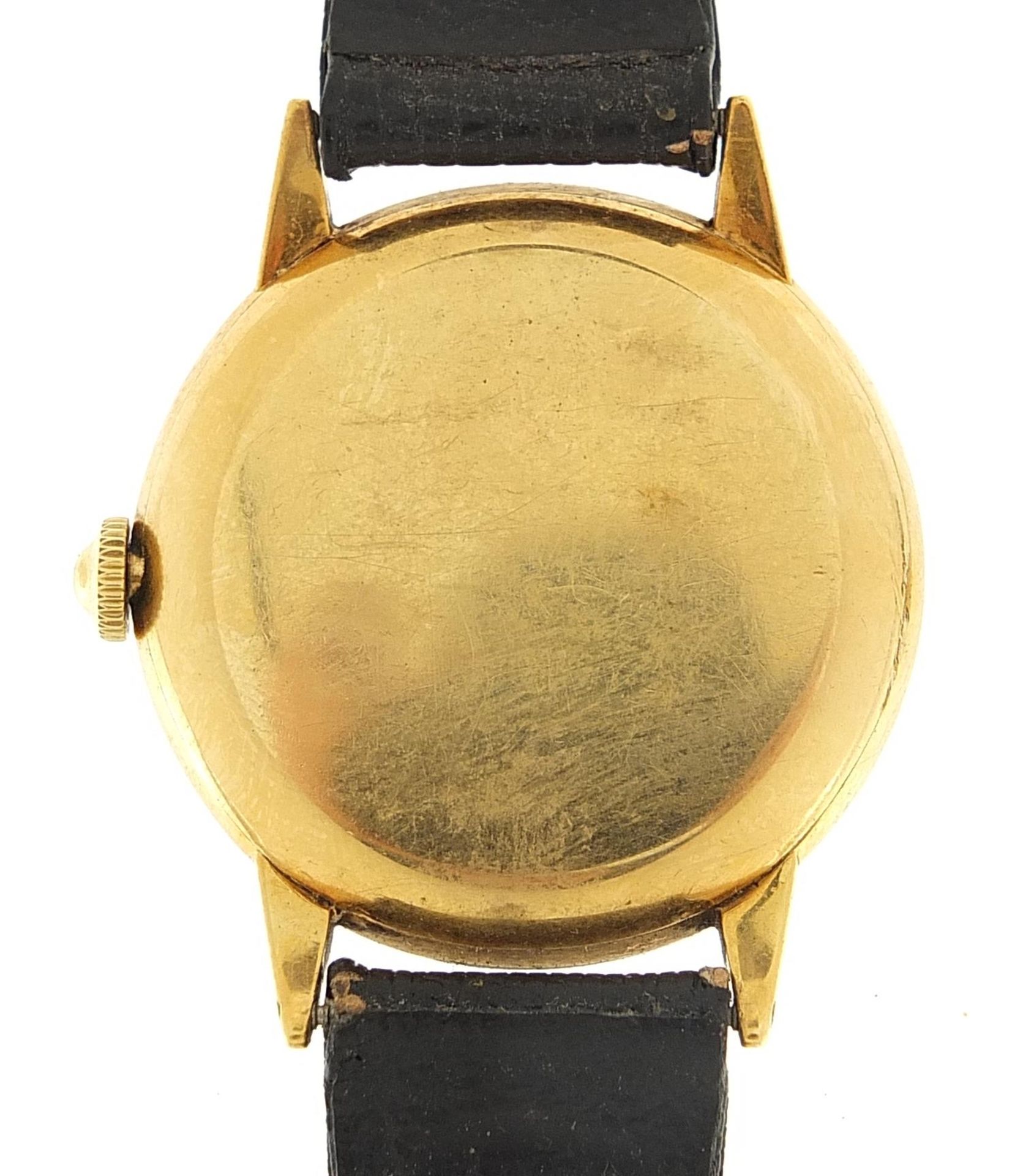 Omega, vintage gentlemen's 18ct gold manual wind wristwatch, the movement numbered 10648310, 34mm in - Image 3 of 5