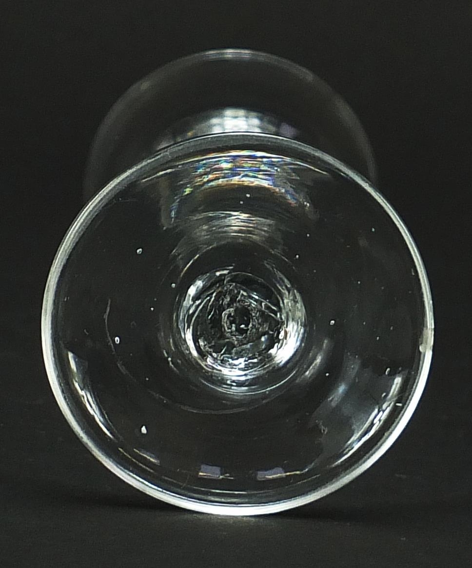 18th century wine glass, 14.5cm high - Image 3 of 3