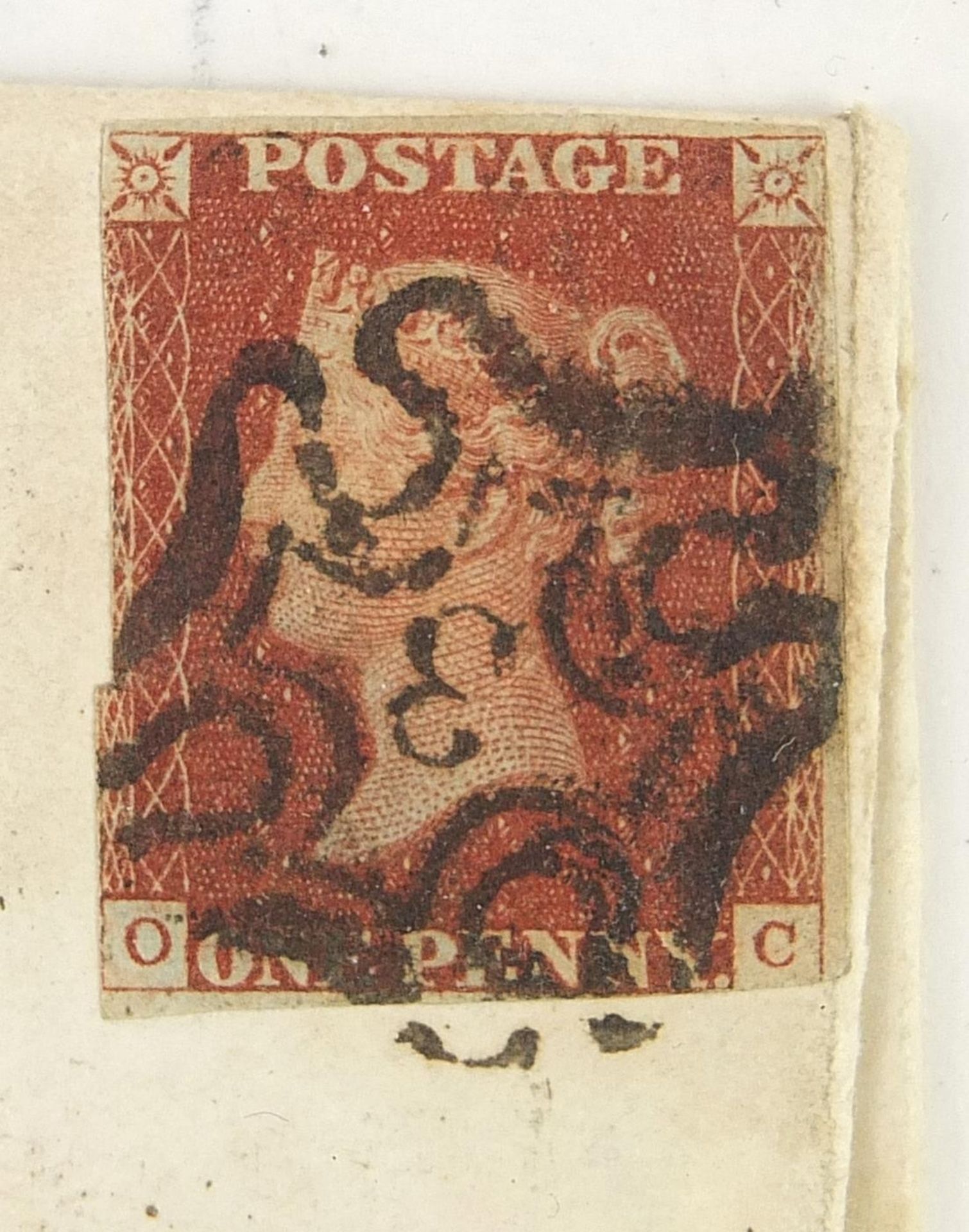 Victorian postal history and a one Anna stamp booklet including Penny Red covers, one with - Image 9 of 15
