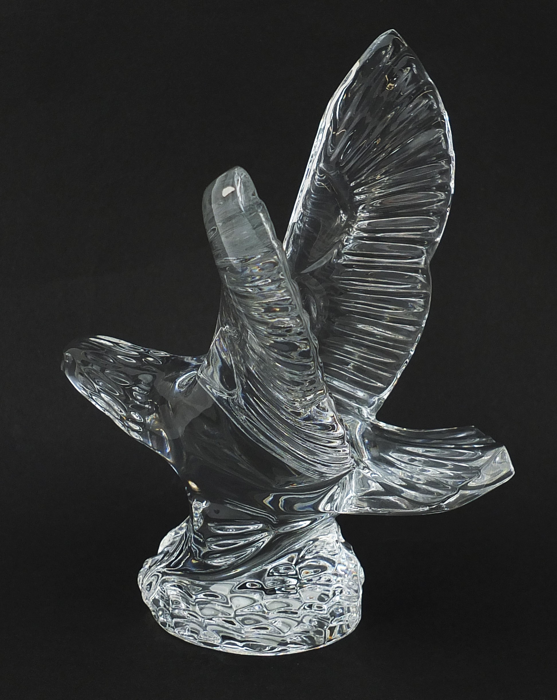 Waterford Crystal eagle with paper label, 17.5cm high - Image 2 of 4