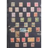 New Zealand stamps from early in stock book