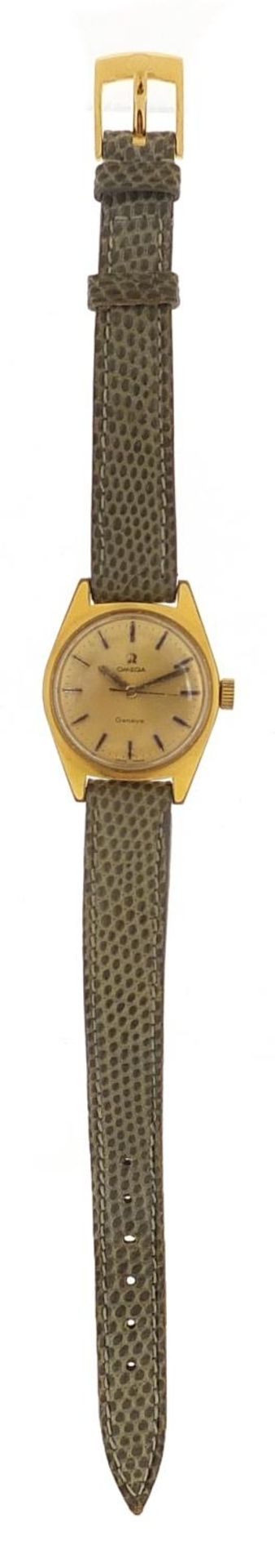 Omega, ladies Omega Geneve wristwatch, 24mm in diameter - Image 2 of 4