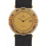 Omega Constellation gentlemen's wristwatch with date aperture, 32mm in diameter