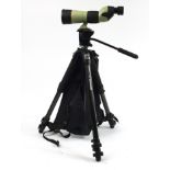 Nikon ED Field scope with Manfrotto tripod stand